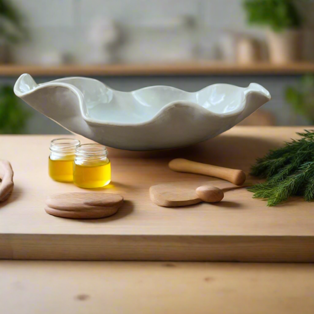 Organic White Bowl