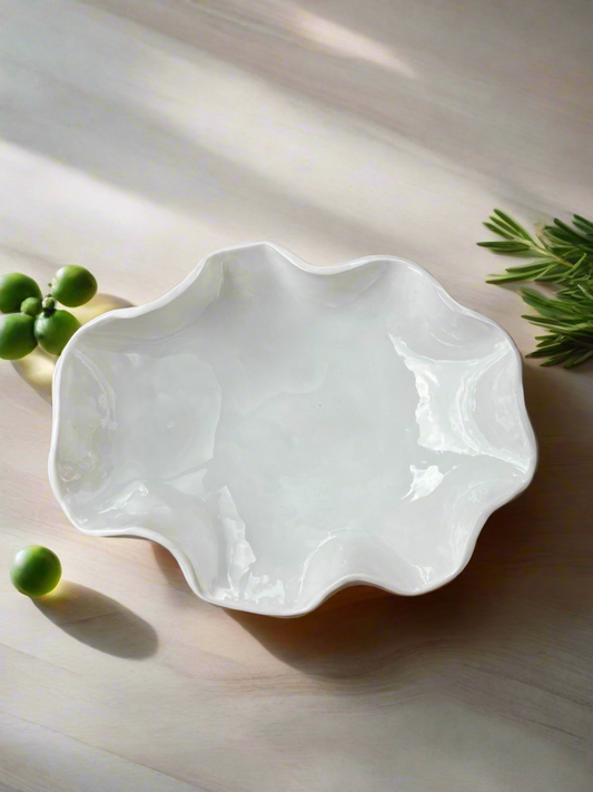 Organic White Bowl