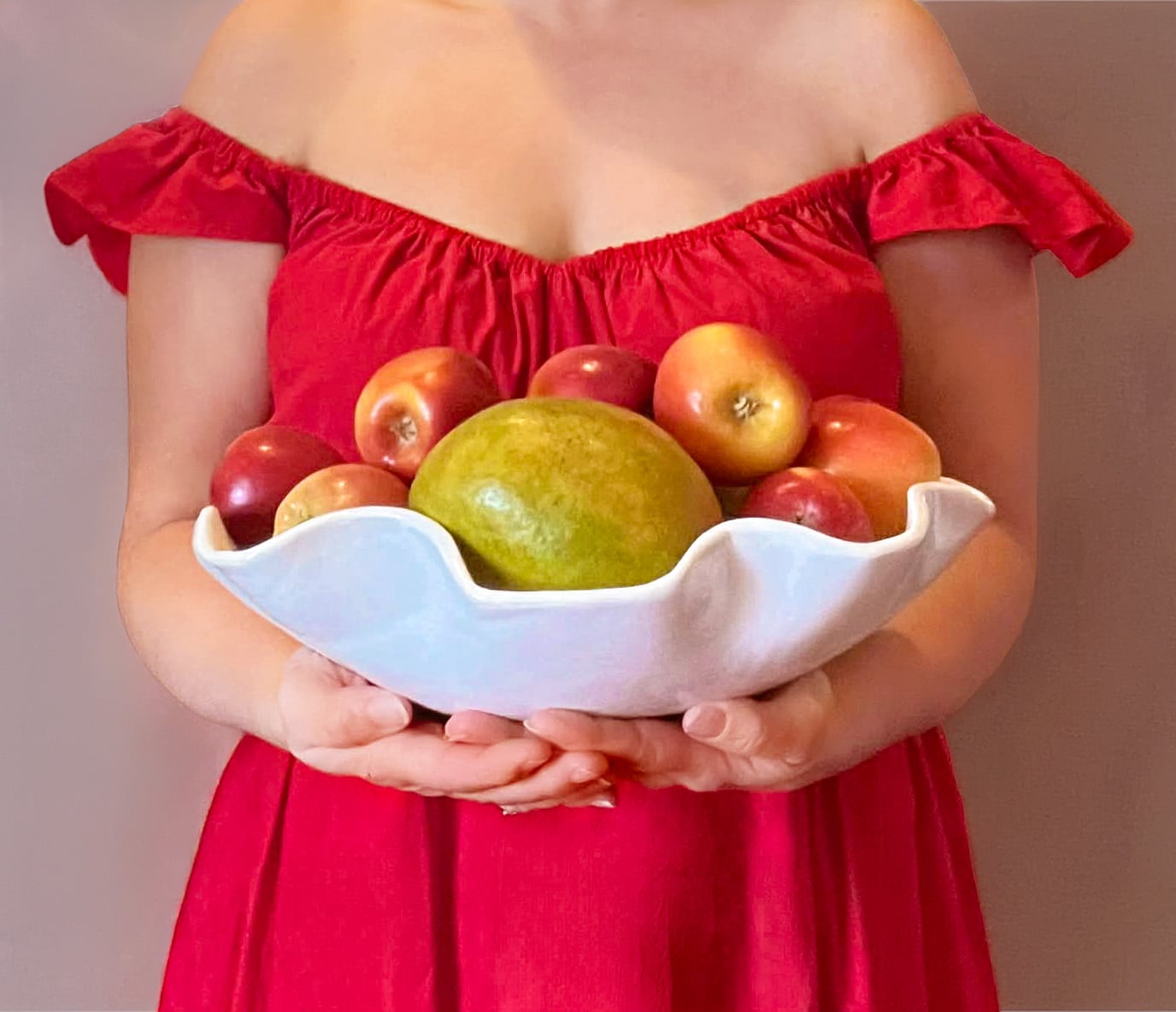 Organic White Bowl
